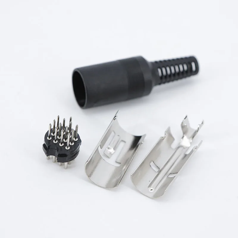 DIN التوصيل 13 دبوس ذكر مضمنة كابل محول الصوت موصل DIN-13P التوصيل الصوت AV موصل للوحة المفاتيح الصوت الكمبيوتر كينوود