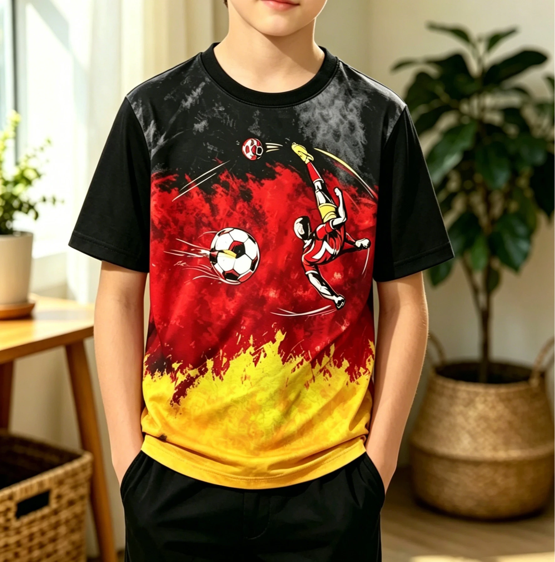 2026 Summer New Casual Training Top # 7 Loose Children, Adults, Couples, and Parent Child 3D Quick Drying Short Sleeves