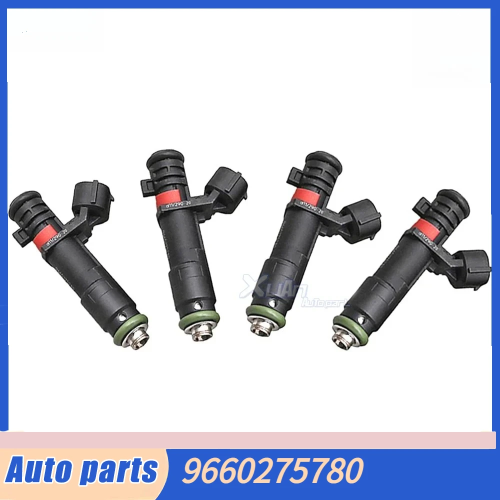 

4 x Fuel Injector 9660275780 For Peugeot 307 3008 407 508 408 308 807 Citroen C8 C4 C5 C6 1984F8 1984.F8