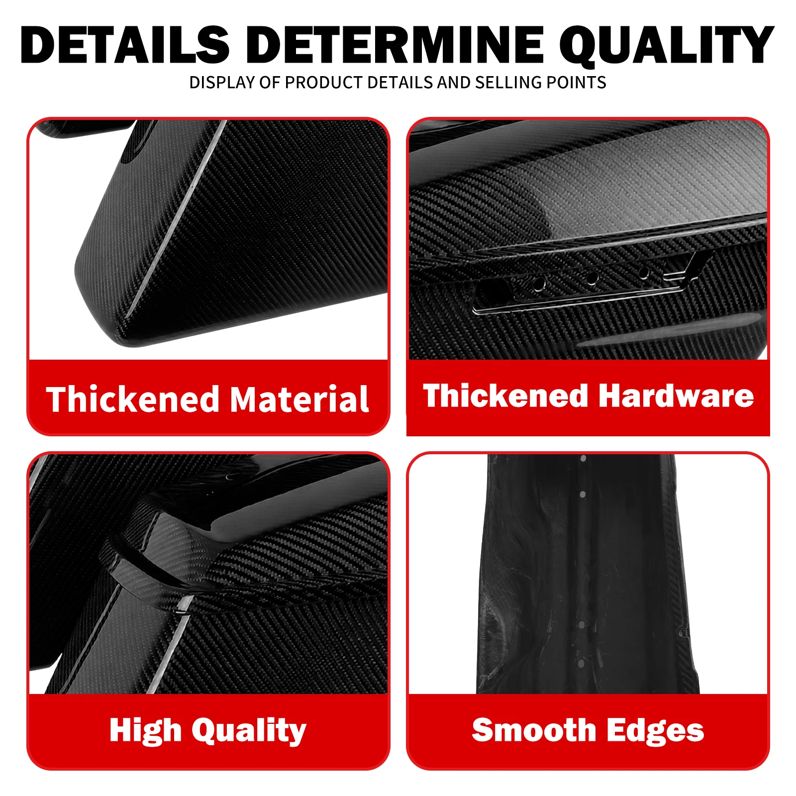 Motorcycle Hard Saddlebag Side Luggage Boxes With Lids Cover For Harley Touring Road King Street Electra Road Glide 2014-23 Bags view 4