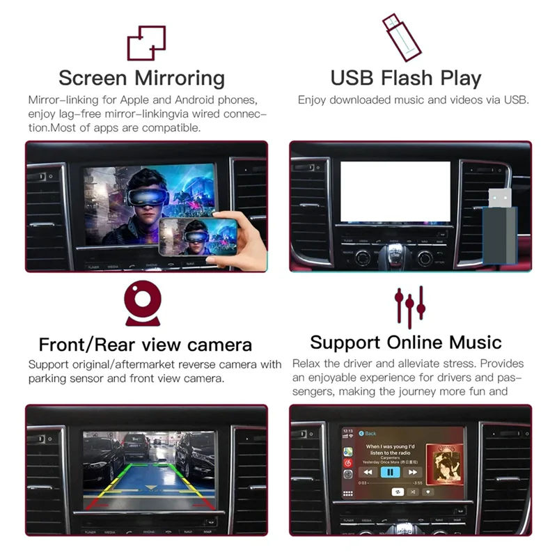 L70A Wireless Carplay Module Android Auto Adapter For PCM3.1 Porsche Panamera Cayenne Macan Cayman Boxster 911 991 718