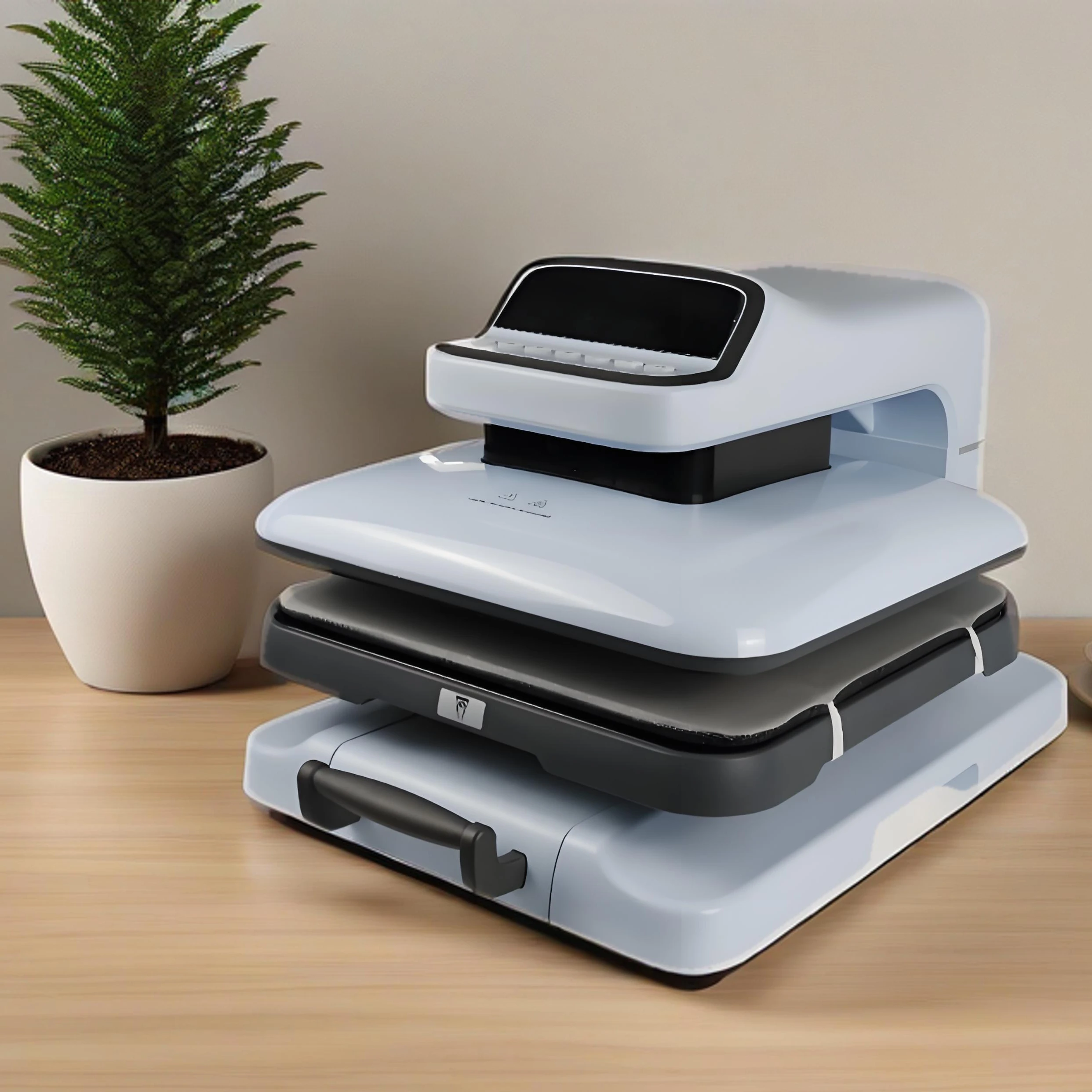 New Electric Intelligent Touch Panel Heat Transfer Machine Auto Press Auto Release Heat Press Printer With Pull Out Skateboard