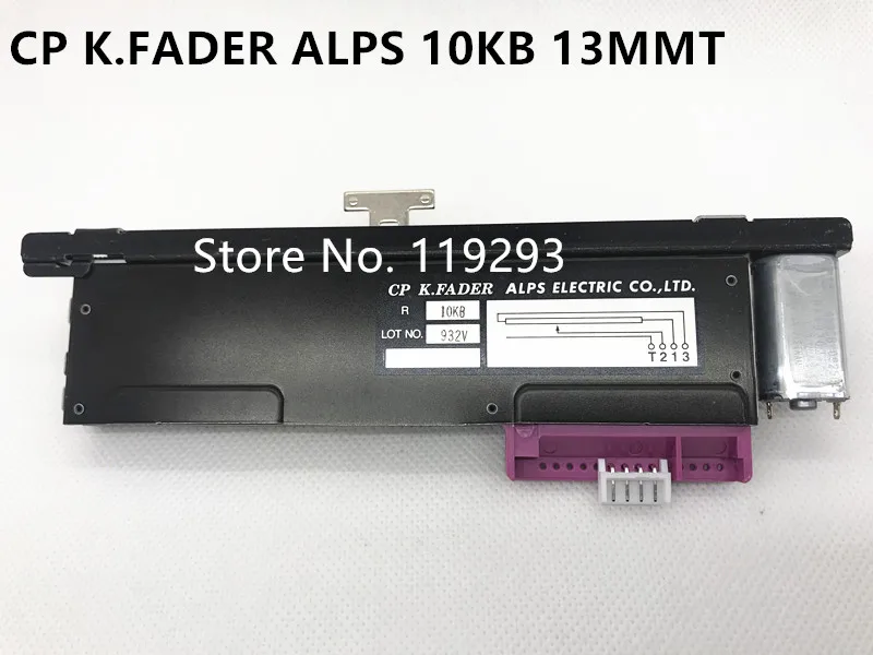 

Новый оригинальный CP K.FADER ALPS ELECTRIC CO, LTD.10 КБ, Т-образная ручка 13 мм с фейдером моторной направляющей NC, изгибы потенциометра--10 шт./лот