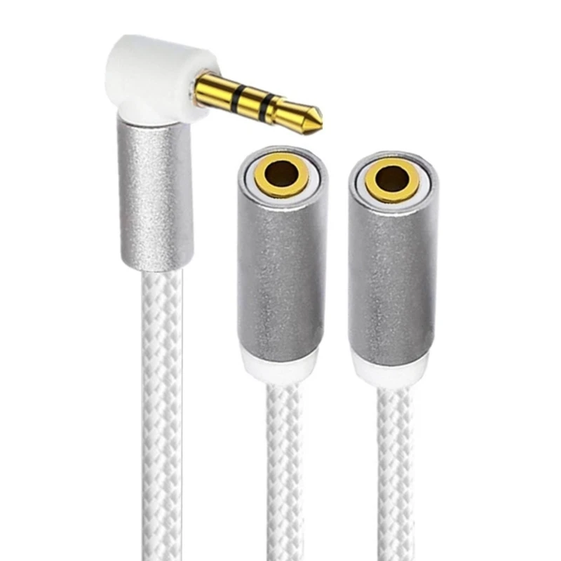 3.5mm Male to Double Female Headphone Extension Cable for Music Enthusiasts Connecting Drop Shipping