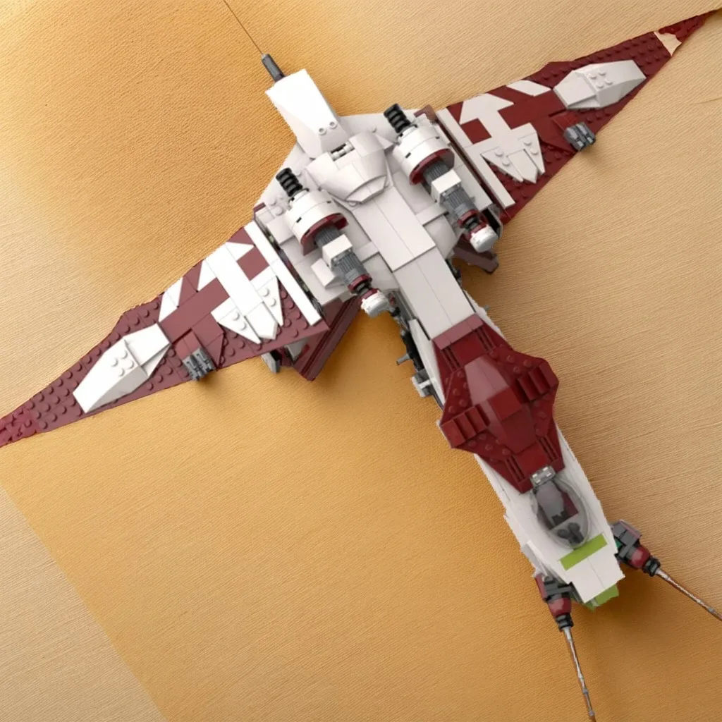 

932 шт. MOC Прямая поставка-18-е легион издание DIY боевой корабль-модель звездного теста строительные блоки, специальные игрушки на день рождения в подарок