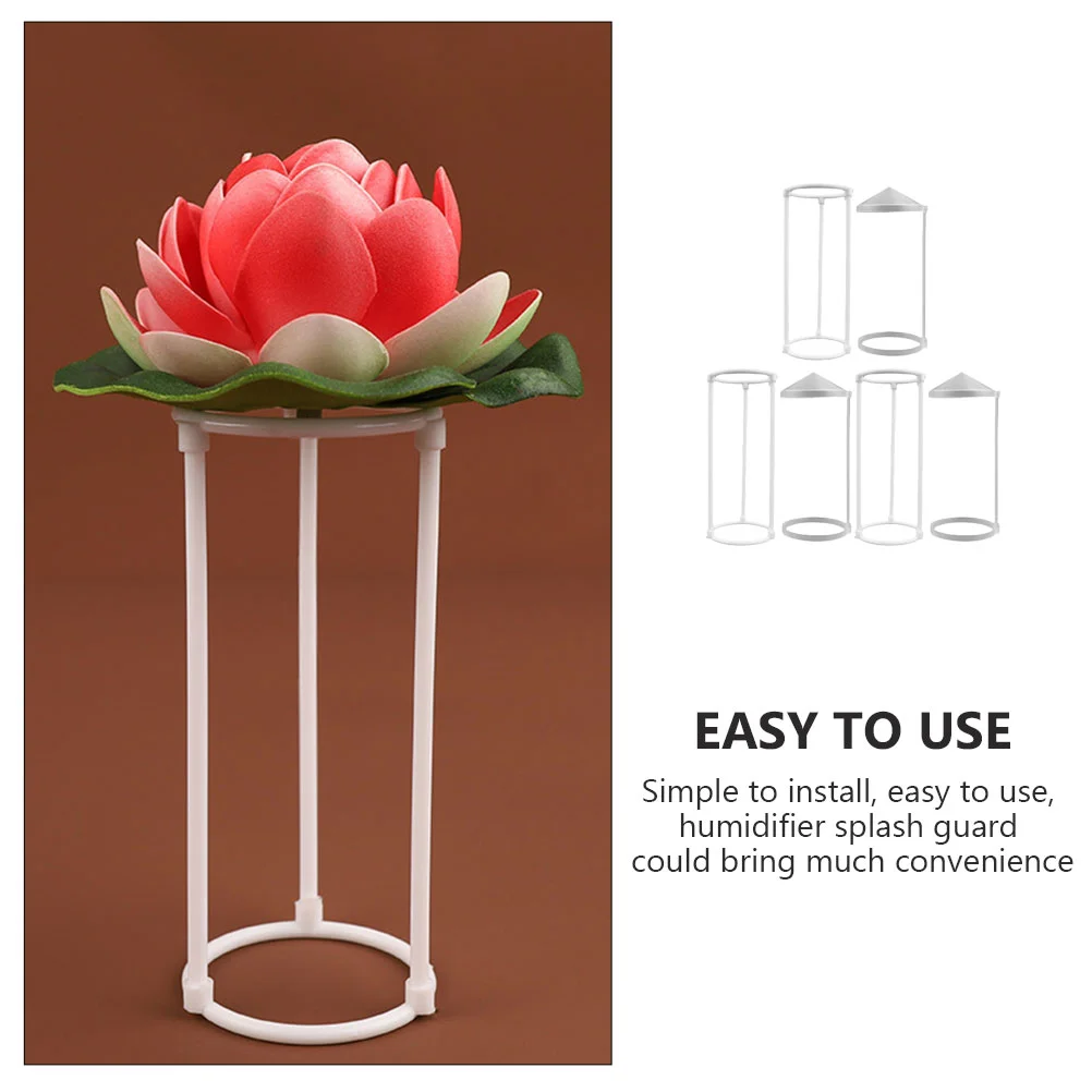 3 Sets Small Atomizer Holder Portable Humidifier Humidifer Air Shield Splash Guard for Rockery Plastic
