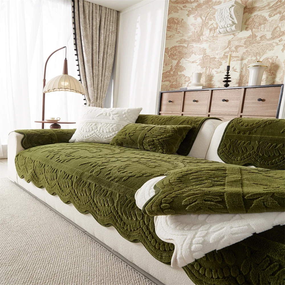 Sofa Cushion New Style Imitation Cotton and Linen All-season Anti-slip Cross-border Sofa Cover Full-cover Sofa Scarf