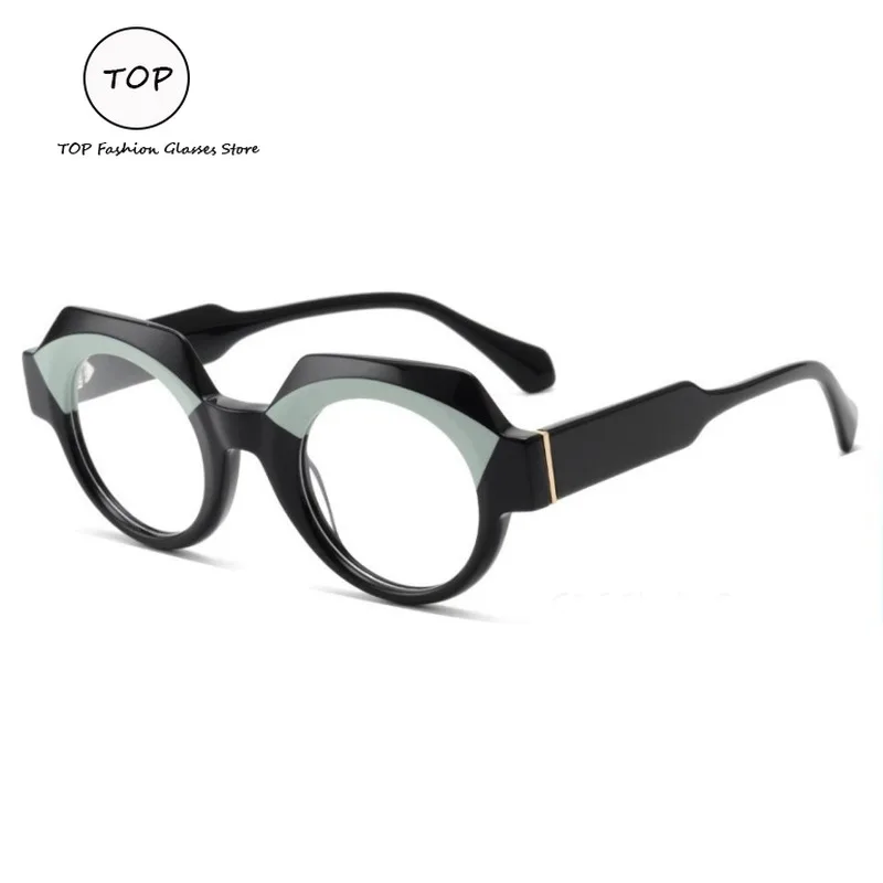 

Персонализированные мужские очки в круглой оправе универсальны и модны. Женская оправа для очков подходит людям с близорукостью.