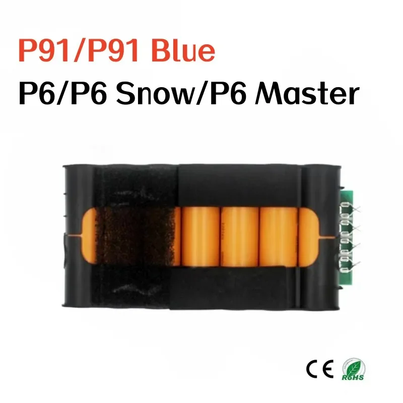 Bateria sem fio azul do aspirador de pó, Midea BP25225E BP25220G P6.P6 Snow.P6 Mestre, 100% Original 2500mAh