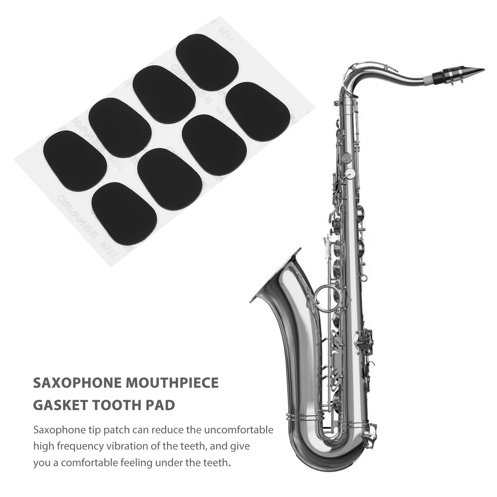 

80 Pcs Flute Head Mouthpiece Gasket Saxophone Covers Parts Pads Protector Cushion Food Grade Environmentally Friendly Silicone