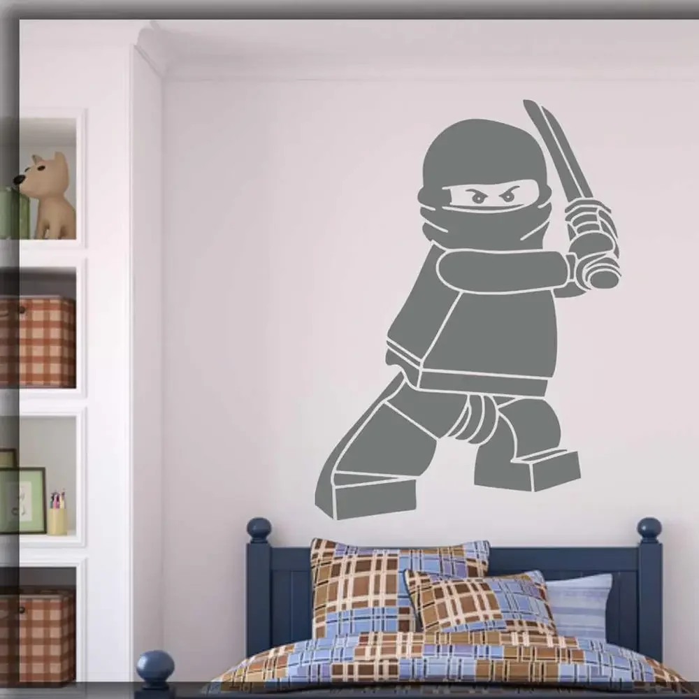 Cartoon wall decal legoings gamer room art decal waterproof vinyl wall sticker for kids room bedroom boys room decoration G532