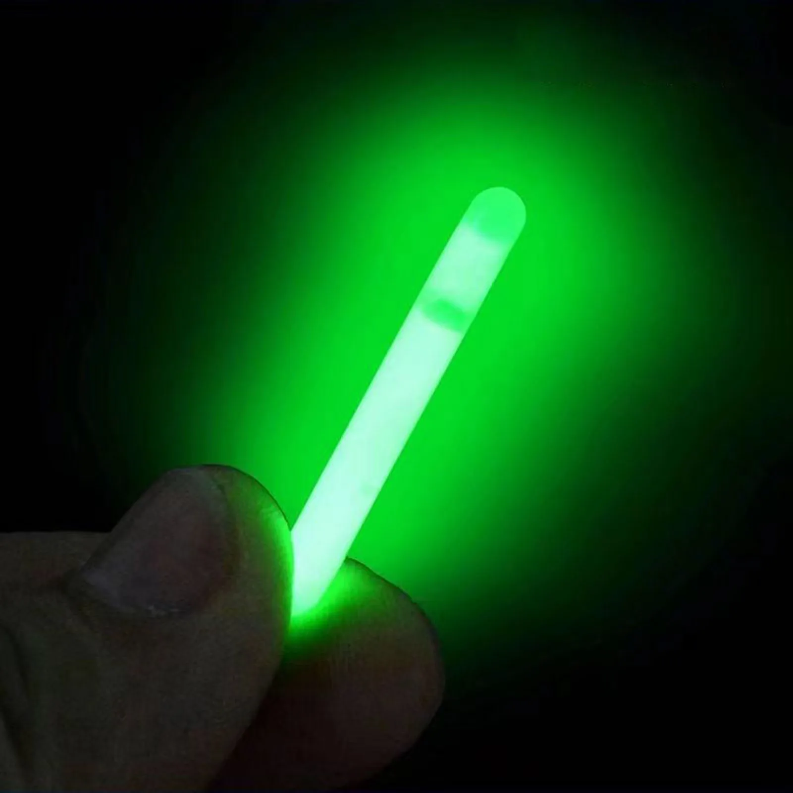 100 pièces canne à pêche bâtons lumineux longue durée pôle brillant bâton poisson attirant pour les amateurs de pêche cadeau