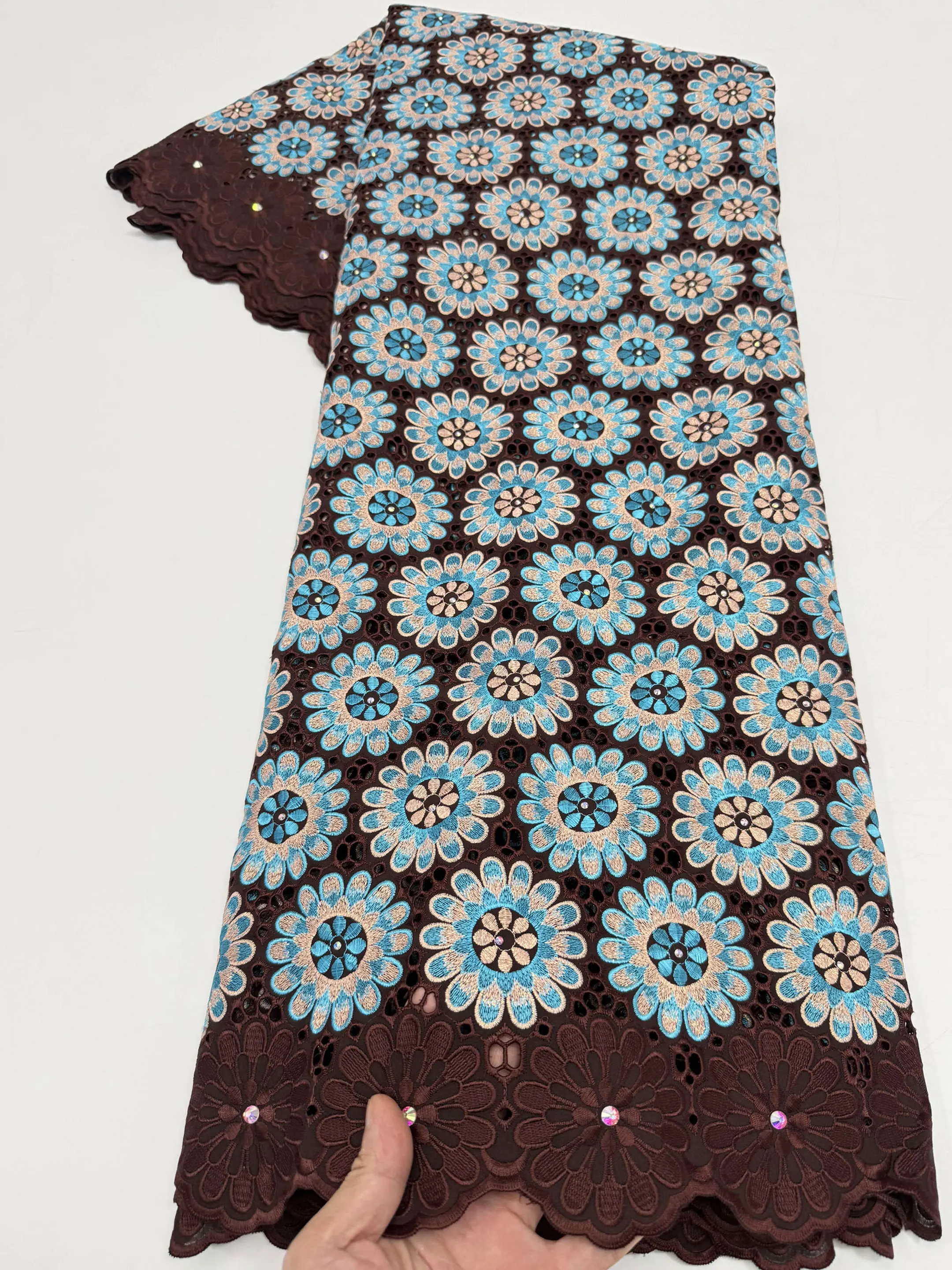 2026 Newest Swiss Voile Lace High-Quality African Embroidered 100% Cotton Fabric for Nigerian Wedding And Celebration Clothing