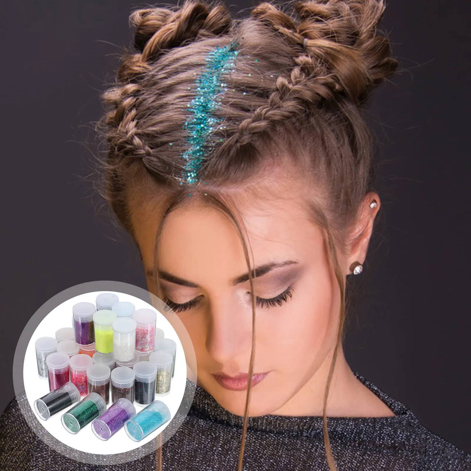 

32 коробки блесток для ногтей: яркие, красивые, легкие, портативные аксессуары для маникюра для вечеринок, фестивалей, силиконовые формы