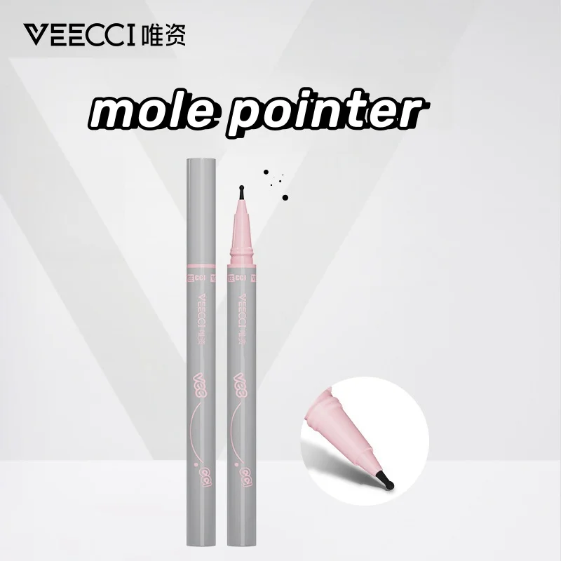 VEECCI Face Fake Freckles Tear Mole Pen Eyeliner Natural Waterproof Long Lasting Lifelike Dot Spot Pen Makeup Tool Cosmetic