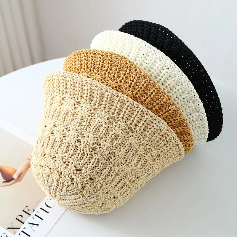novos-chapeus-de-verao-para-mulheres-chapeu-de-palha-estilo-pescador-chapeu-de-sol-elegante-para-viagens-e-ferias