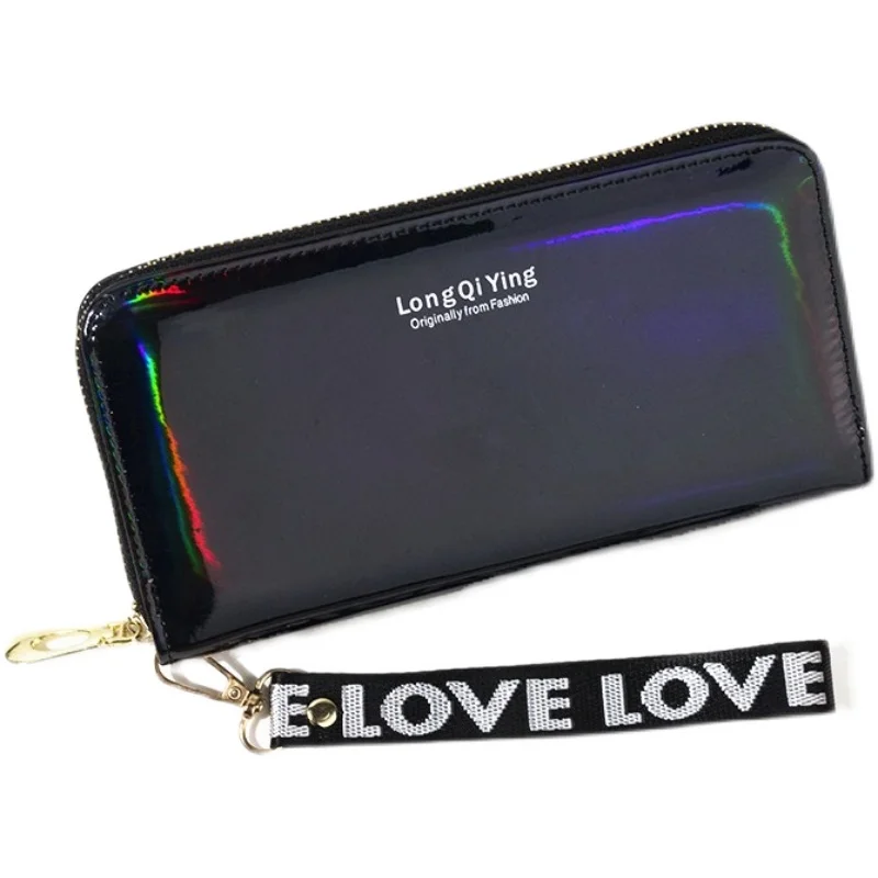 

Fashion Photocard Holder Clutch Bag Leather Small Pouch Black Coin Purse Women's Designer Handbag Trendy Tote Female Wallet 2023