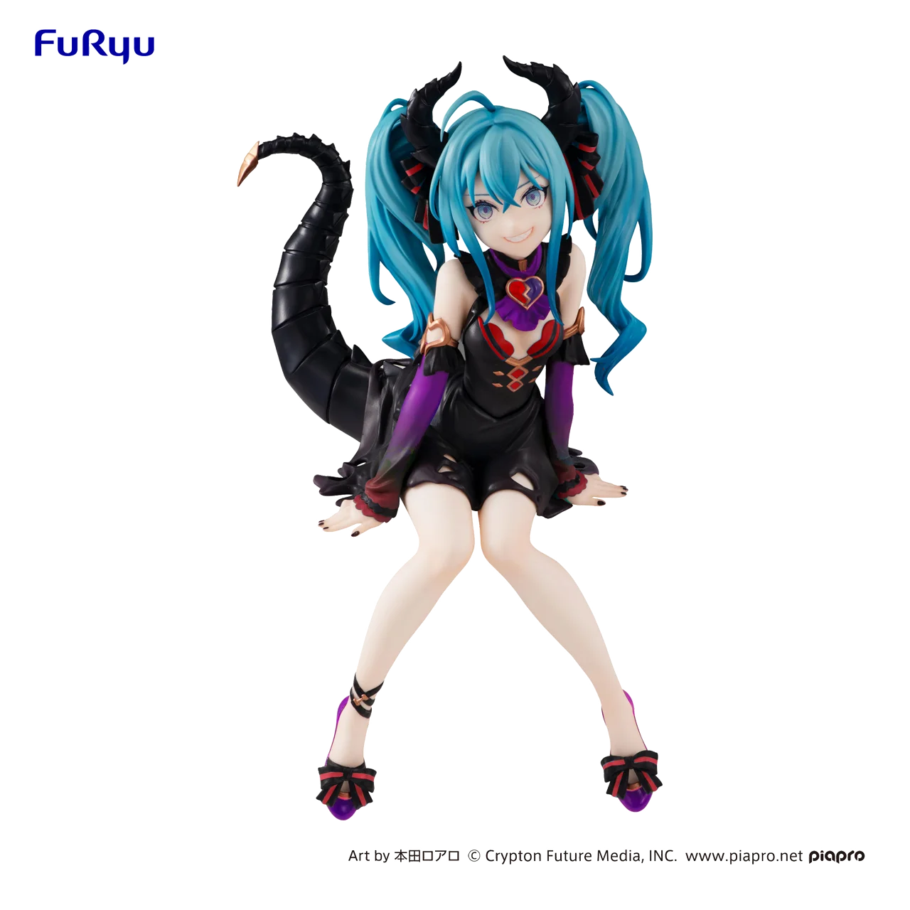 

Original FuRyu Prize Figure Anime Action Figure Hatsune Miku Noodle Stopper Villain Ver. PVC Model Doll Toys