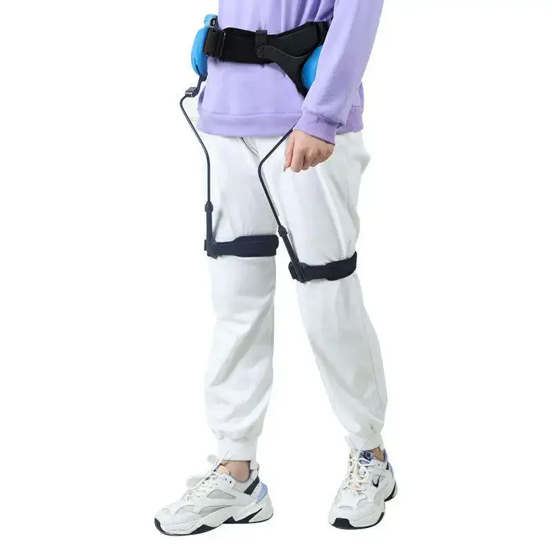 Geriatric stroke exoskeleton for hemiplegia Lower limb walking leg lifter Rehabilitative geriatric training Walking aid