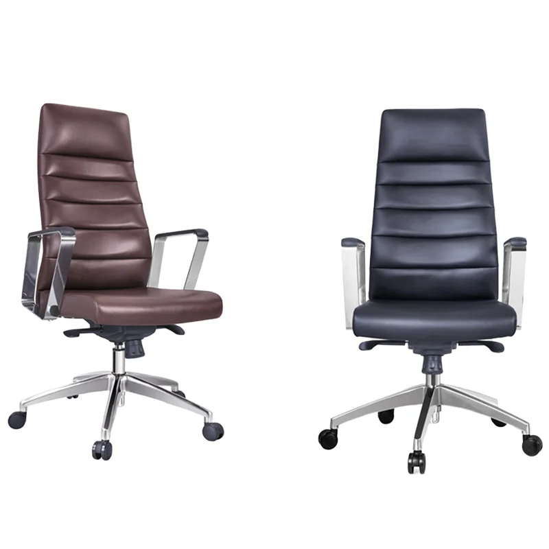 # Design High Back Executive Office Chair Adjustable Ergonomic Swivel PU Leather Plastic Mesh Heated