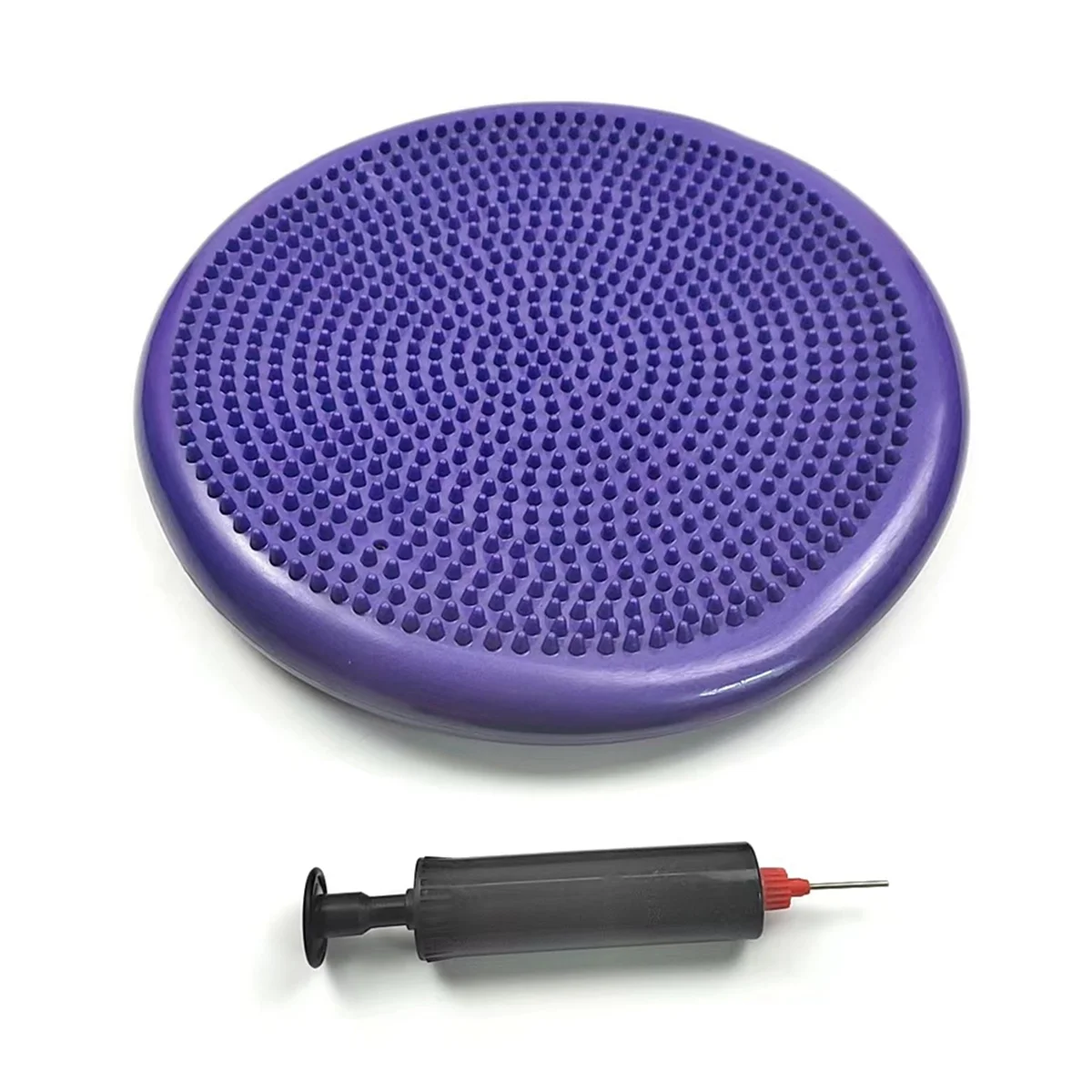 

B72A Purple PVC Yoga Balance Mat, Inflatable Massage Cushion, Sports Fitness Balance Trainer