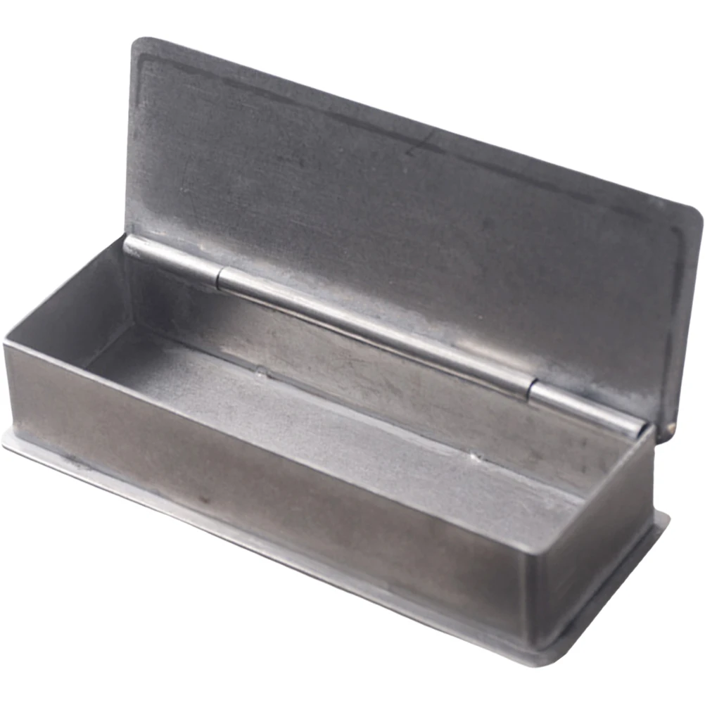 

Retro Toothpick Holder Stainless Steel Dispenser Vintage Box Kitchen Bar Hotel Portable Storage Case Silver Travel