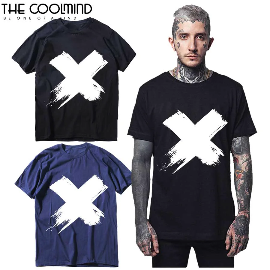 COOLMIND 100% Cotton Streetwear Cool Big Size Men T Shirt Oversized Summer Loose Men T Shirt o-neck Men t-shirt Tee Shirts