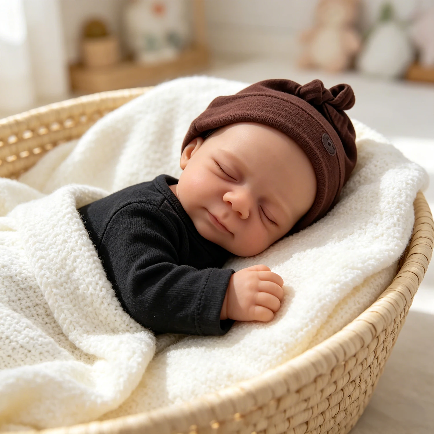 NPK 18inch Mouth Can Open Pascale Solid Platinum Silicone Girl 3000G Real Baby Weight Comes With Pacifer In The Picture