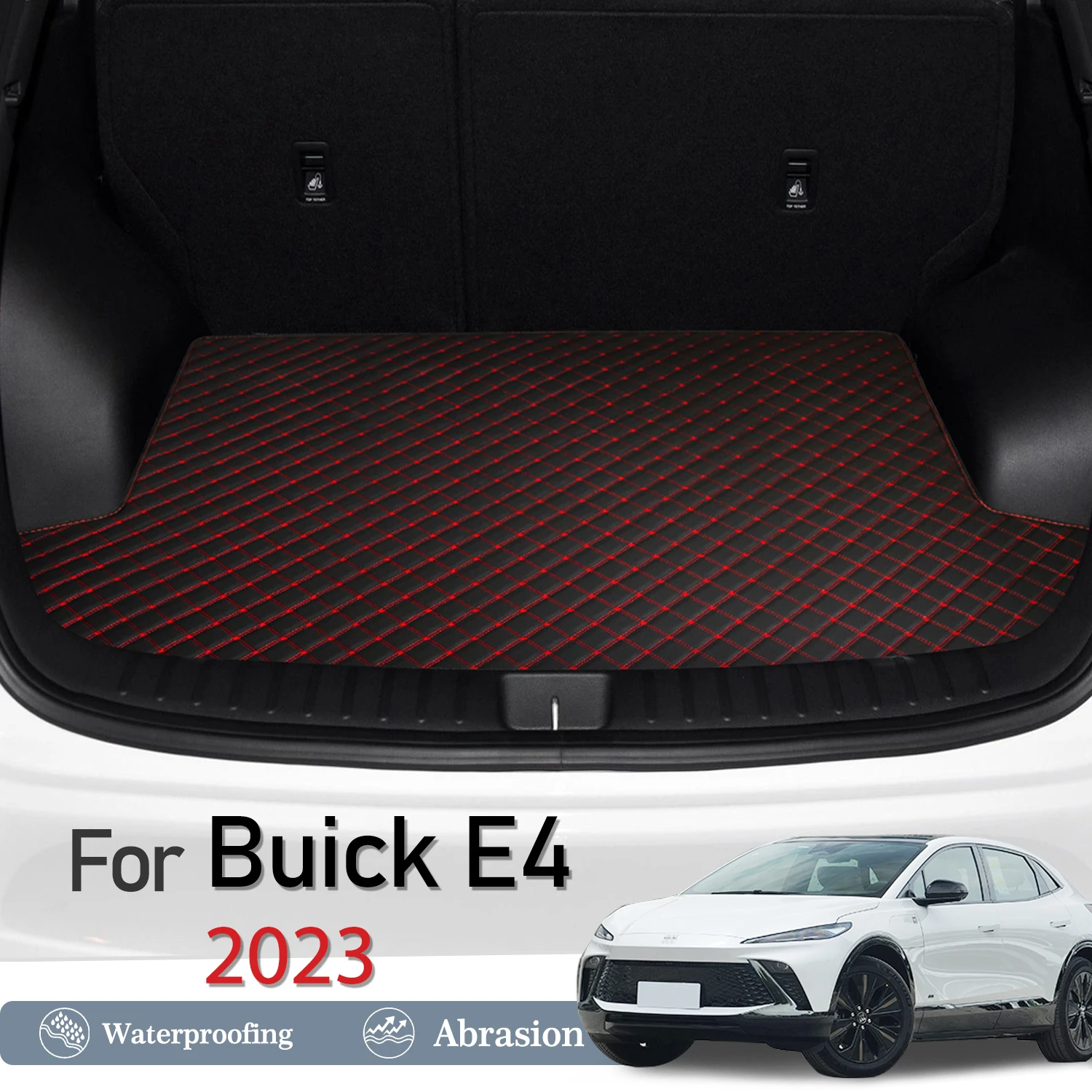 

New Artificial Leather Car Trunk Mat Rear Trunk Cargo Protective Mat Car Interior Accessories For Buick Electra E4