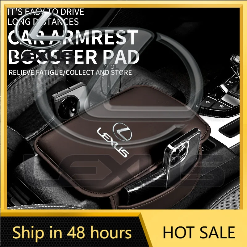 

2026 Hot Interior Stickers Leather Car Armrest Box Pad Mat Accessories For Lexus RX300 IS200 IS250 ES350 Ct200h UX250h NX300h RX