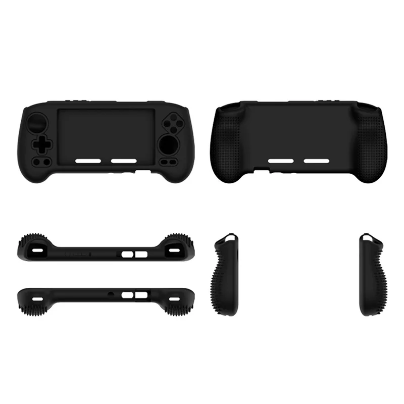 AS95-Silicone Protective Case Shockproof Gaming Box Silicone Protective For ANBERNIC RG556 Game Console