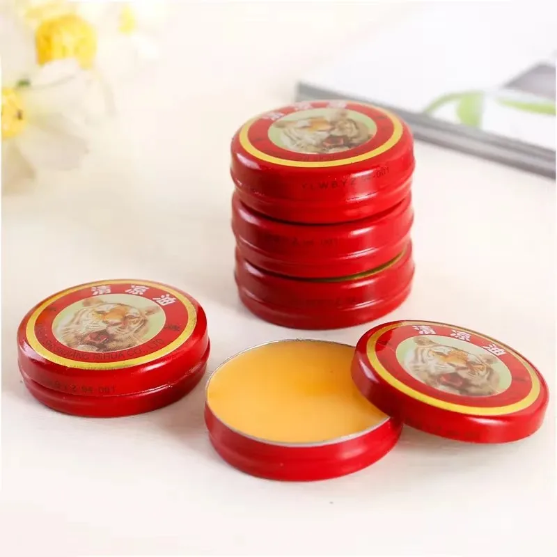 

4/8/10pcs Natural Tiger Balm Essential Oil Treatmentof Influenza Cold Dizziness Muscle Tiger Solid Balm Ointment Fragrance