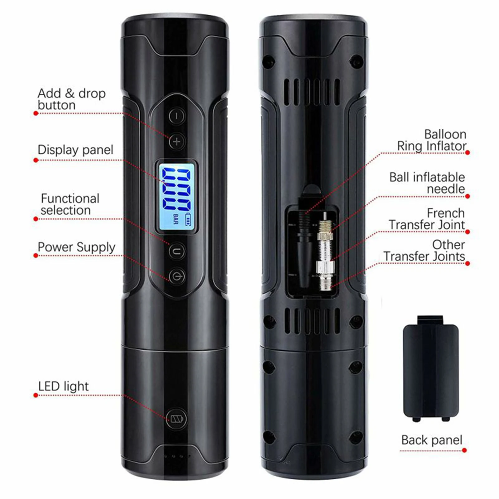 Mini Car Air Compressor Air Pump 300PSI 12V Mini Air Compressor Auto Car Electric Tire Air Inflator Pump Mini Air Compressor