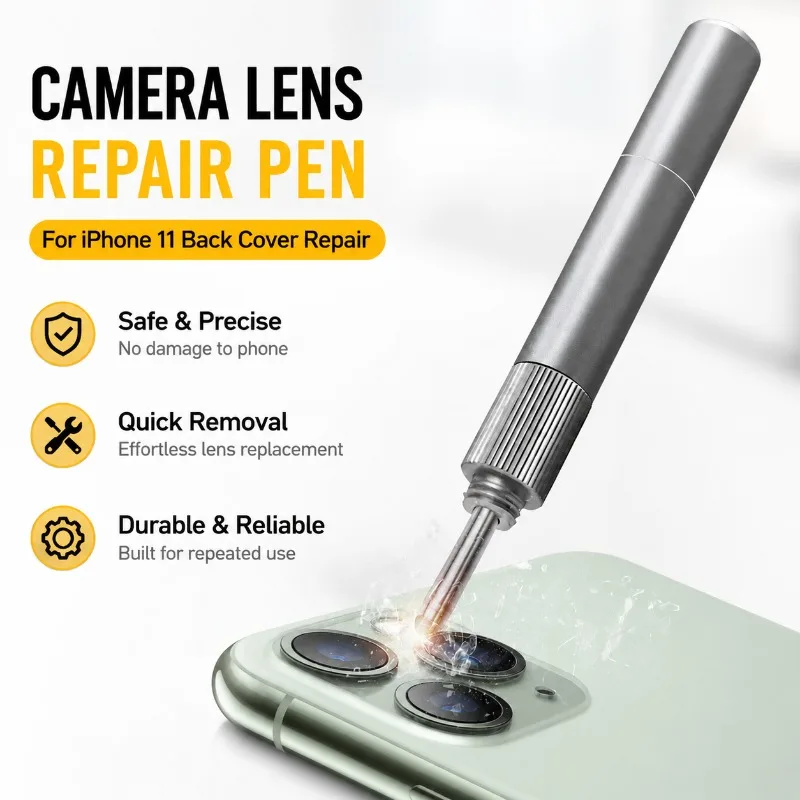 Knocking Burst Pen Special Disassembly Gadget for IPhone11 Camera Rear‑glass Frame Break‑off Operation Practical Accessory