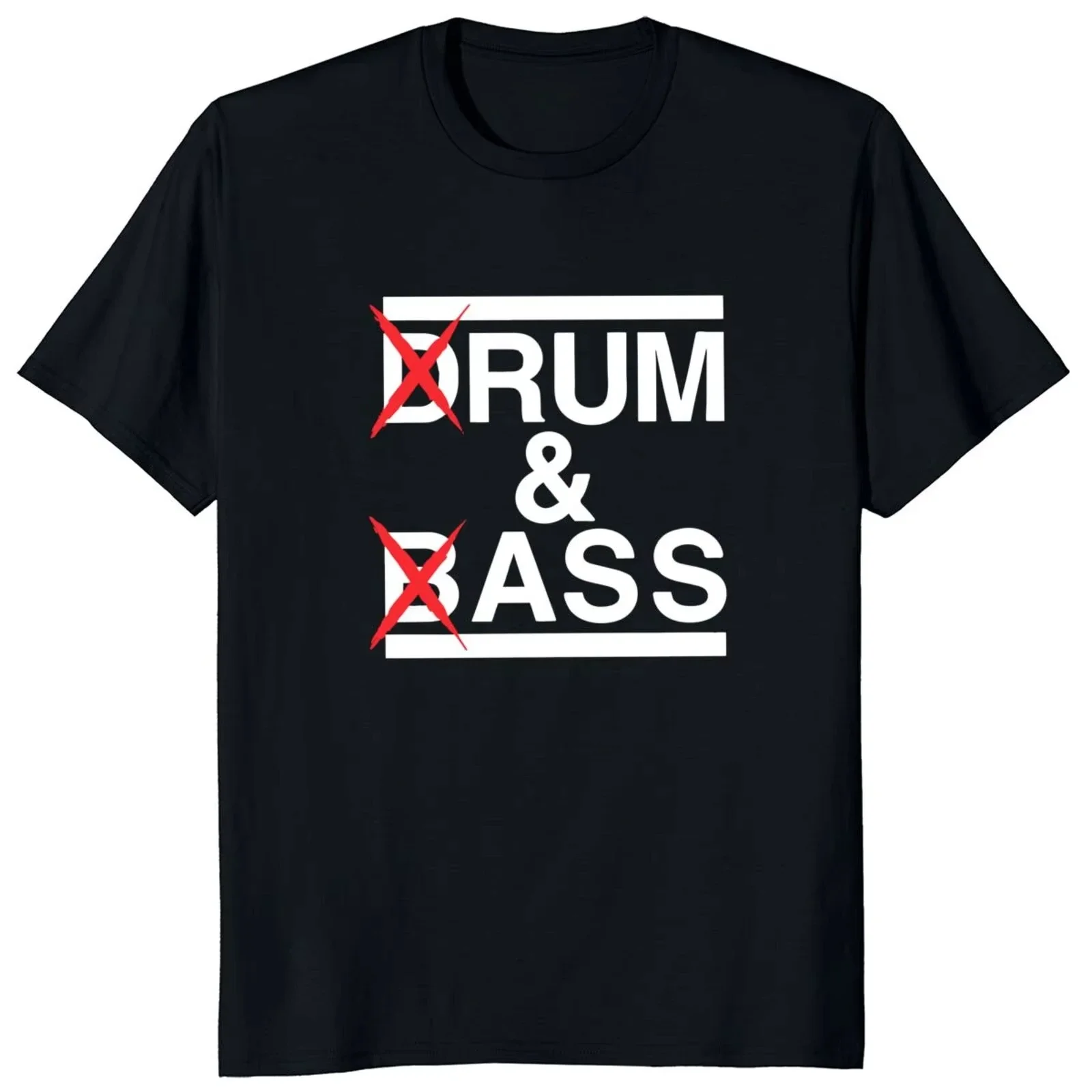 Funny Drum and Bass T Shirt Rum and Ass Lovers Jokes Y2k Short Sleeve Soft Unisex O-neck Summer Tee Tops EUSize Women's Clothing