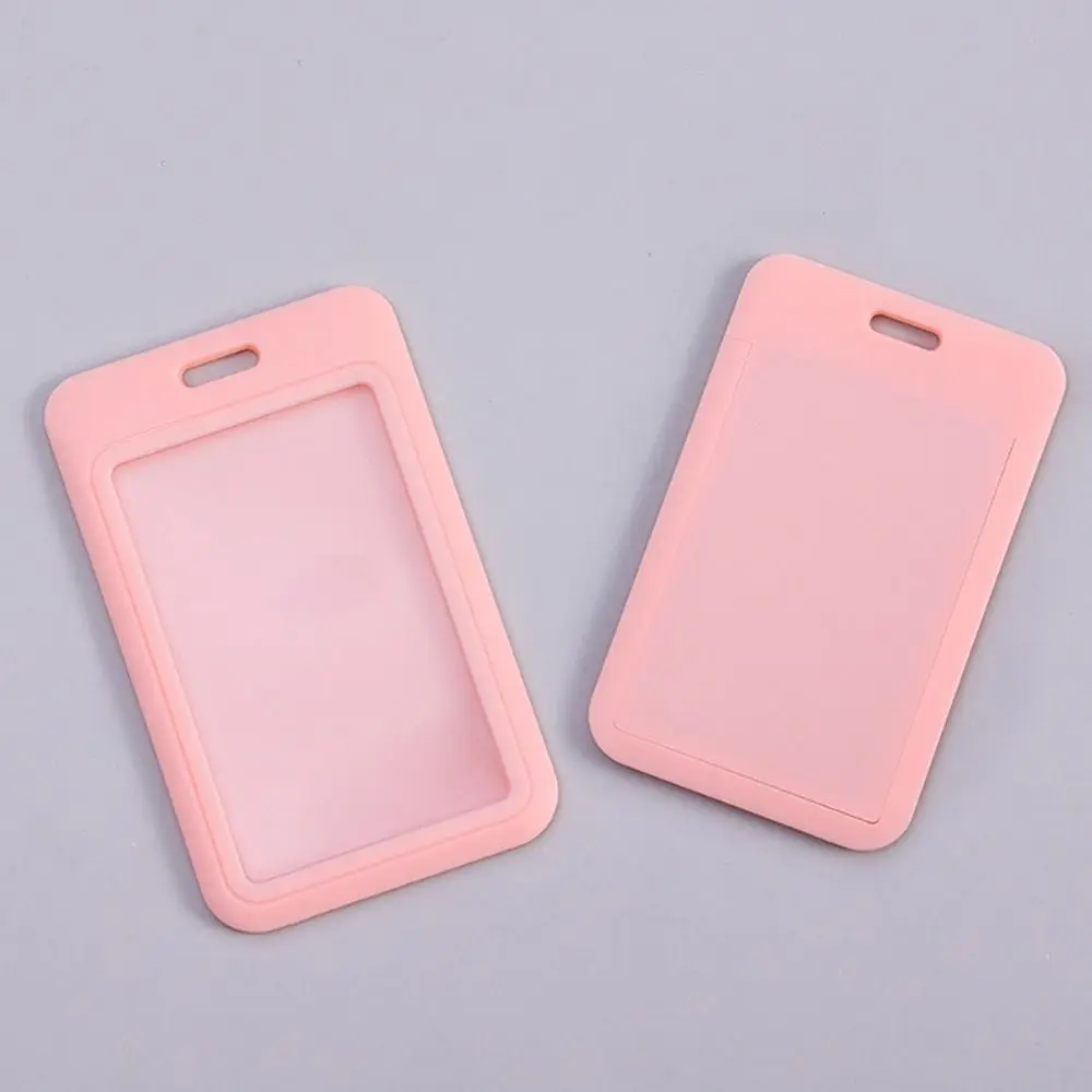 Cute Plastic Business Card Holder Credit Card Holders ID Card Sleeve Women Men