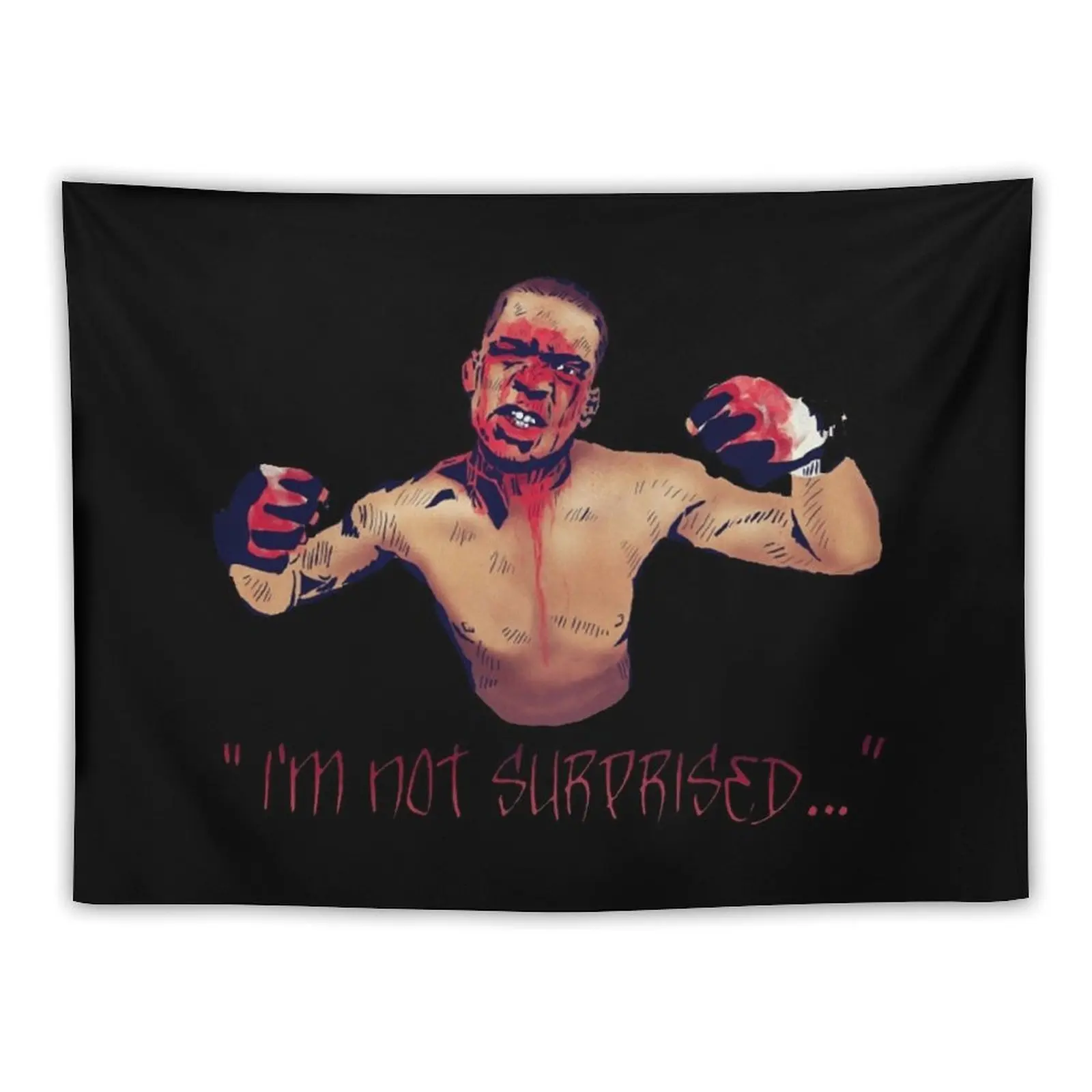 

Nate Diaz - I'm not surprised Tapestry Bedroom Decorations Decorative Wall Anime Decor Tapestry