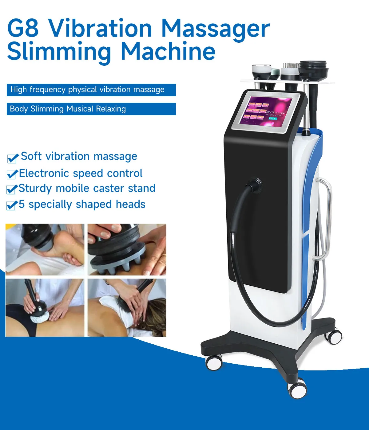 New Technology 4 In1 Vacuum G8 G5 G9 Massage Massager 5d 8d 9d Inner Ball Endos Roller Muscle Vibration Massage Weight Loss