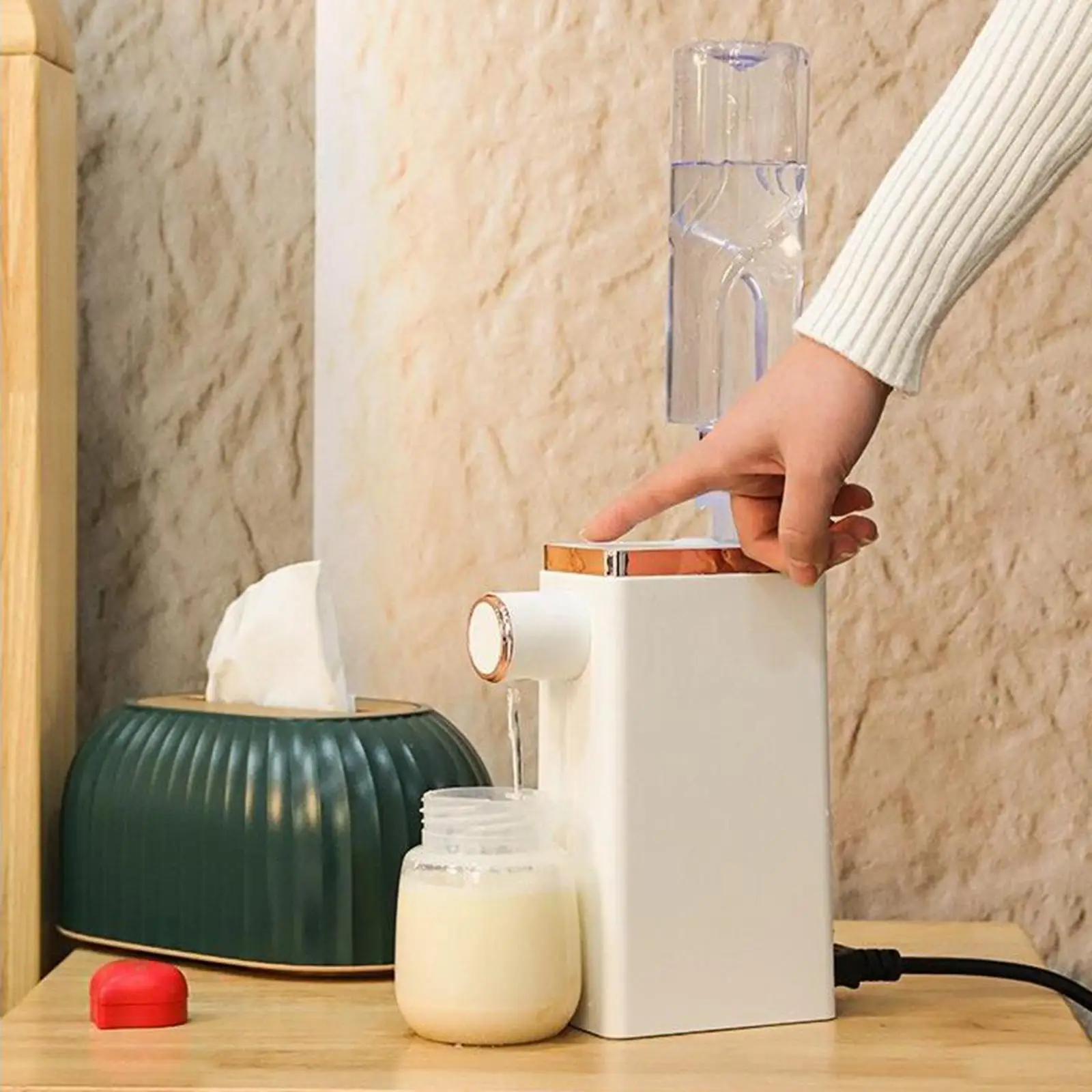 Dispensador de água quente portátil dispensador de água de mesa para escritório de cozinha em casa