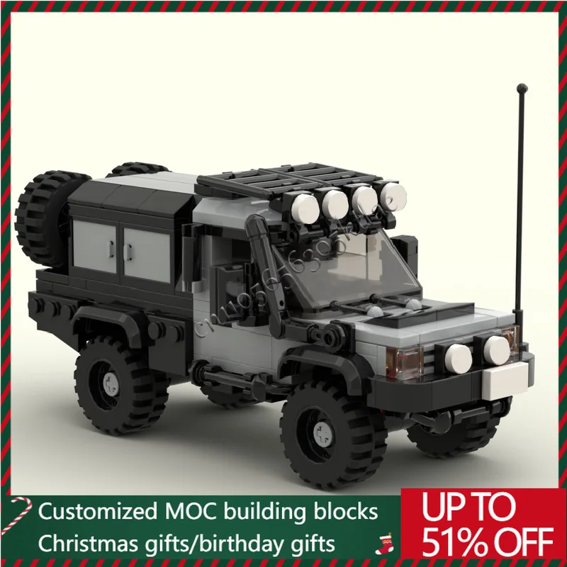

313 шт. модель городской автомобиль Moc строительные кирпичи экспедиции Nomad автомобиль технологические блоки подарок рождественские игрушки DIY сборка сборки