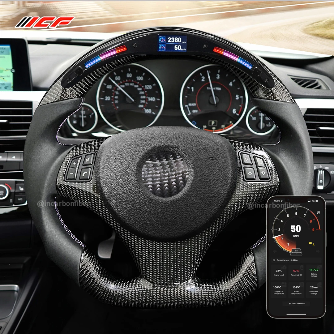 

Carbon Fiber LED Steering Wheel for BMW E90