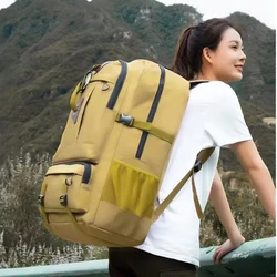 80L Fishing Tactical Backpack Outdoo Travel Fishing Camouflage Bag Climbing Hunting Backpack Fishing Hiking Nylon Pack Backpack