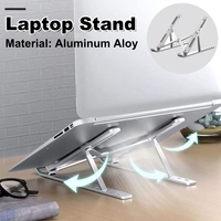 Portable Aluminum Laptop Stand Foldable Lap Top Base Notebook Support Computer Bracket For Macbook Air Pro Holder Accessories