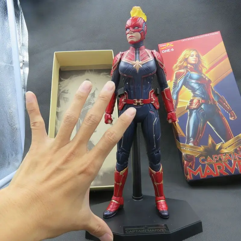 30 centimetri Squadra Di Prototipazione Il Flash Capitano Marvel Del Fumetto 1/6 Action Figure Modello Desktop Ornamenti Da Collezione Giocattolo Per Bambini Regalo