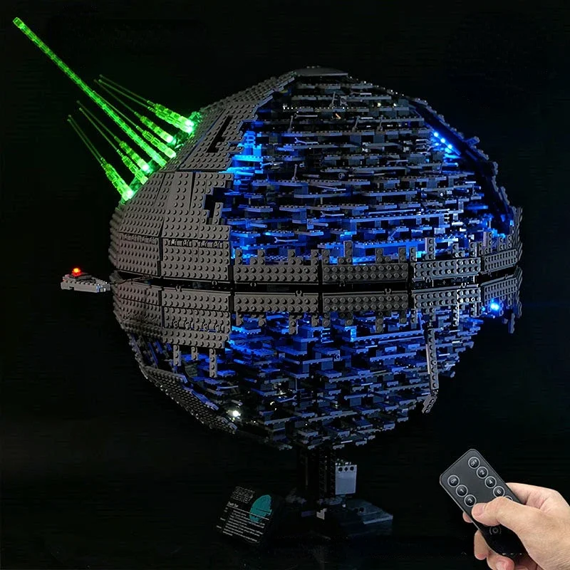 

Not Included Bricks Led Light Kit for Death II Ultimate Laser Cannon 10143 75159 10188 Compatible with 05026 DIY Lamp Toy