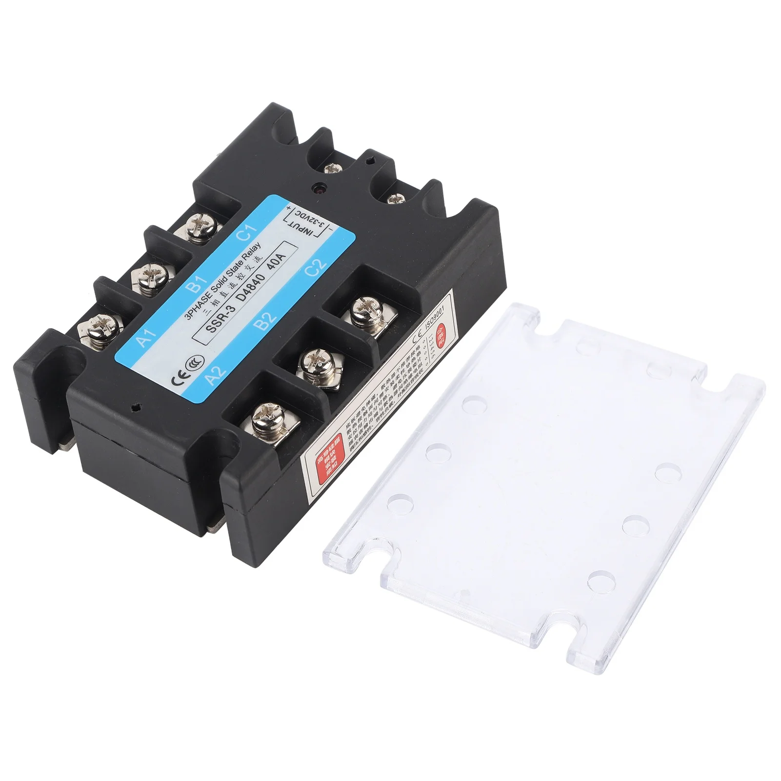 3 Phase Solid State Relay SSR-3 D4840 40A DCAC 480V Distribution Control Equipment
