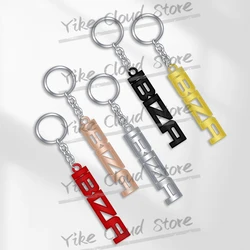For IBIZA Emblem Car Keychain Badge Keyring Metal Key Chain Ring Holder Accessories