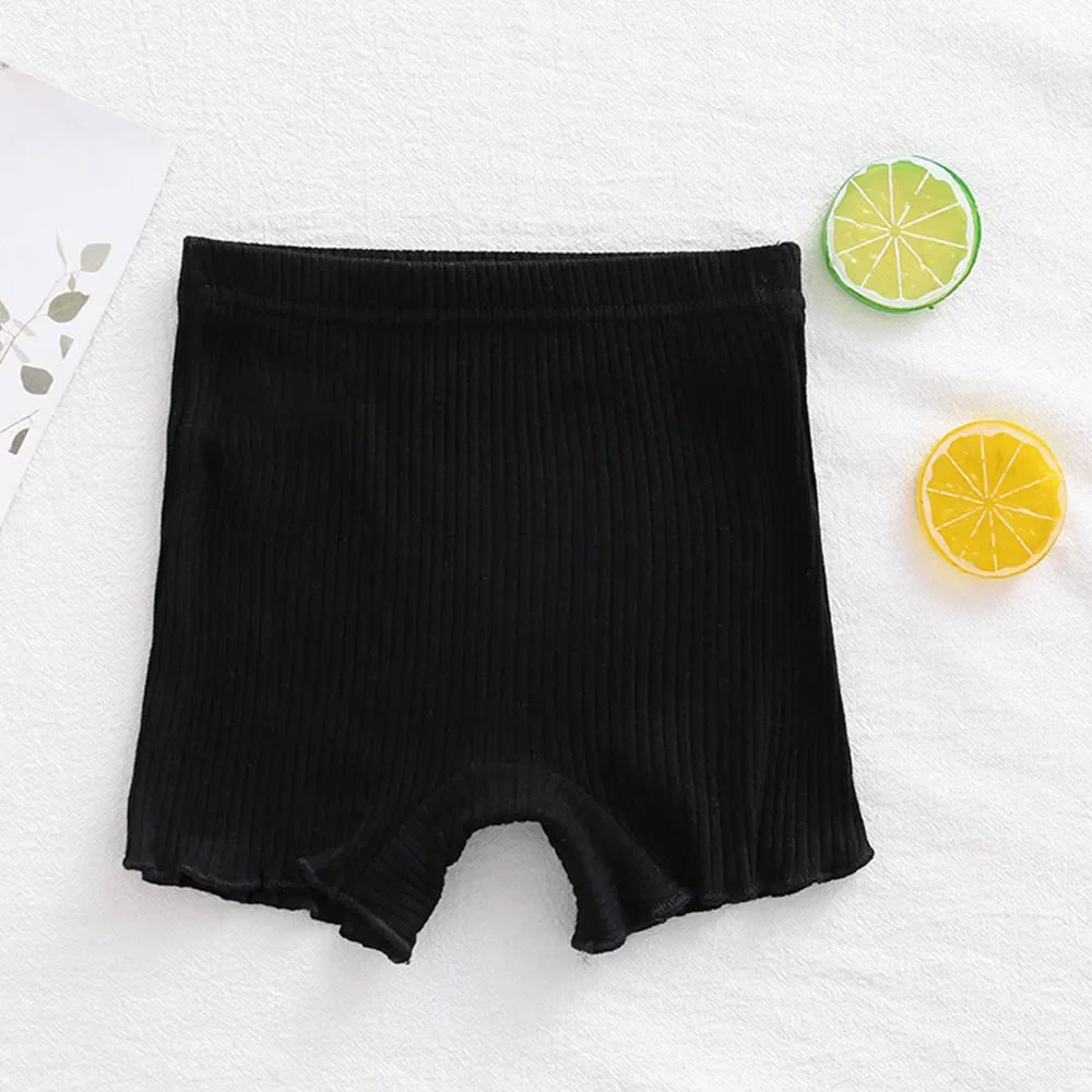 Menoea Casual Baby Girls Shorts Candy Color Children Leggings Lace Safety  Kids Underpants Bottom Clothing