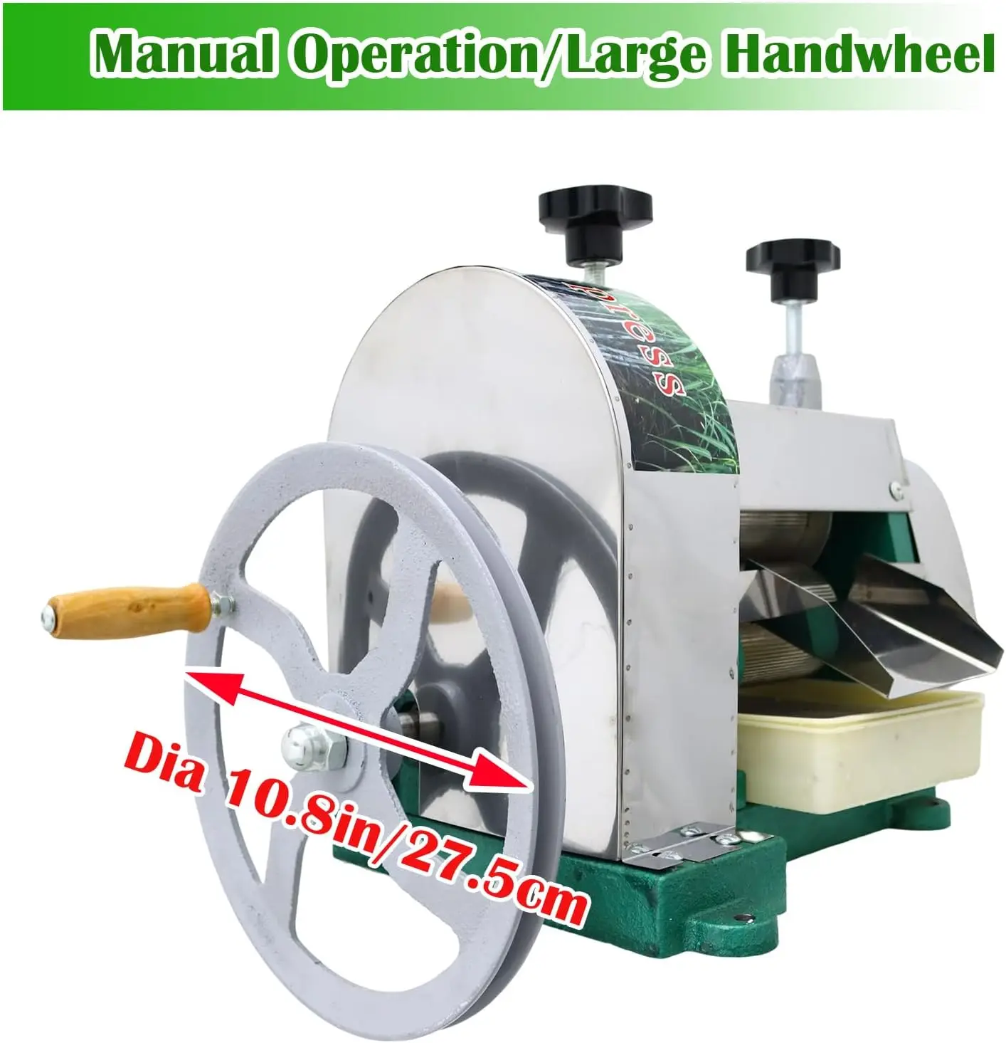 عصارة الزنجبيل اليدوية التجارية مع علبة سكاكين خشبية