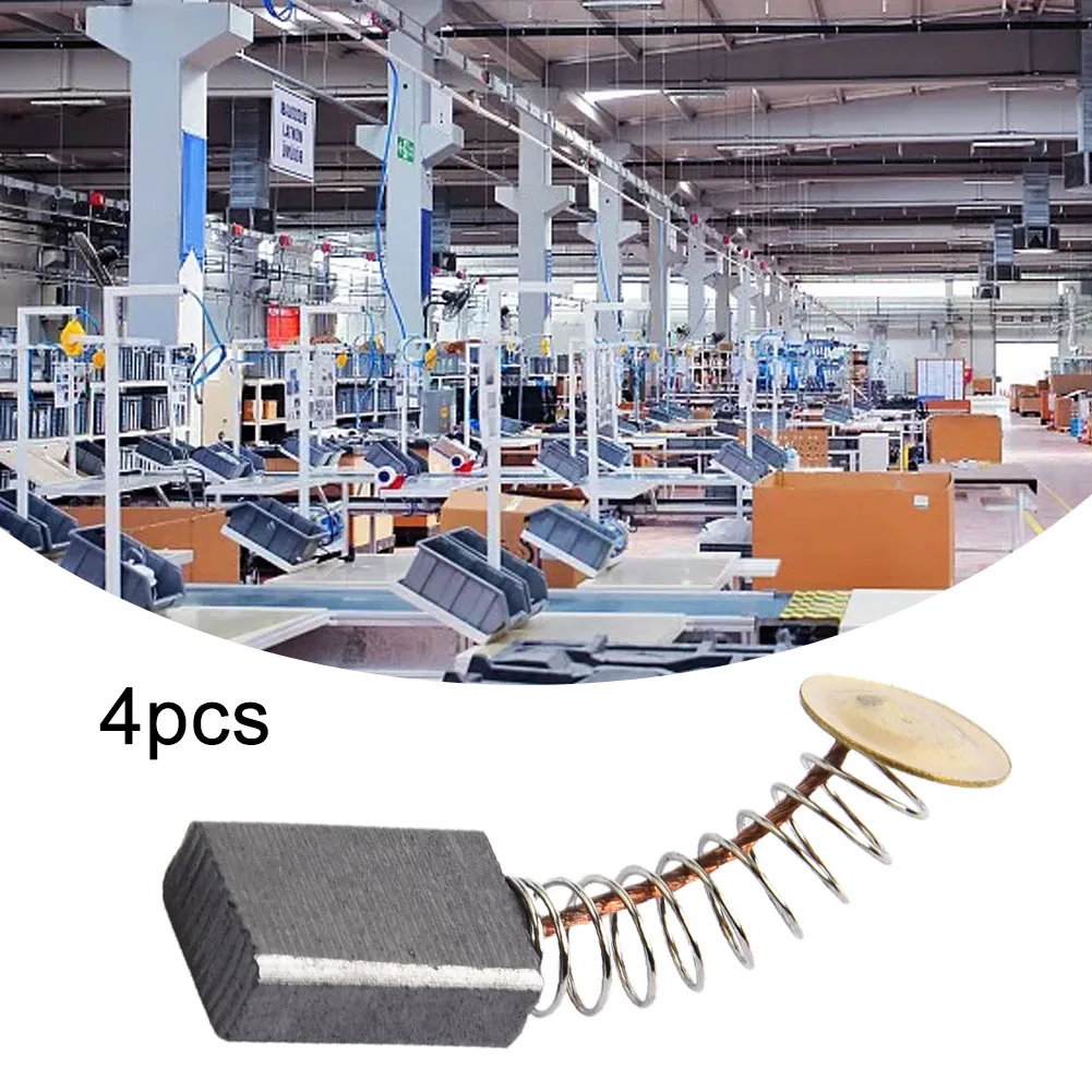 

4 шт. двигатель с угольной щеткой для ударной дрели, запасные части, пружина 25 мм, пылесосы 16*12,5*6,5 мм, аксессуары, угловая шлифовальная машина